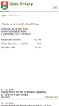 Mobile Screenshot of ovcary-obec.cz