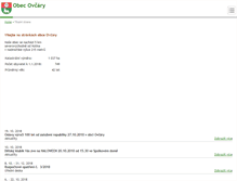 Tablet Screenshot of ovcary-obec.cz
